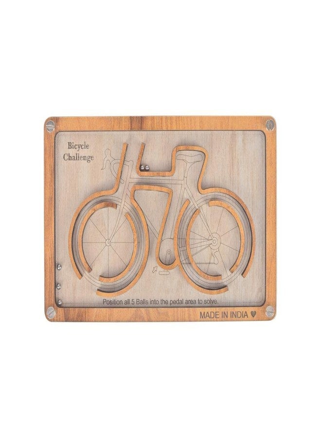 Abhsant Cycle Puzzle Maze Ball into Pedal Area Hand Crafted Wooden Classic Home Travel Games Helps Reduce Stress Game for Adults, Boys and Girls Little Children by Hey! Indoor Outdoor - Image 5